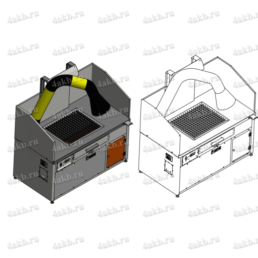 Стол для сварки с вытяжкой КРОН СС-1200