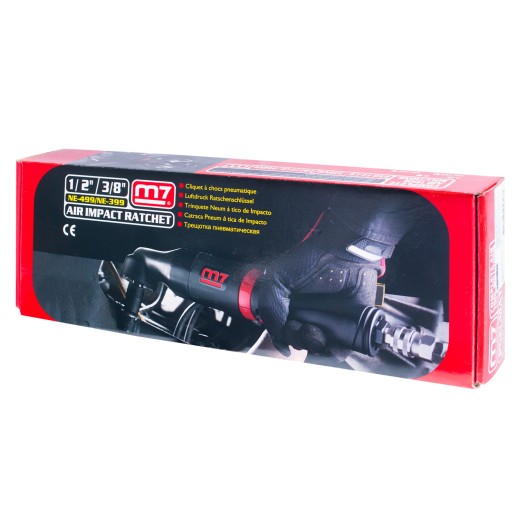 Трещотка пневматическая 1/2", 339 Нм, ударная MIGHTY SEVEN NE-499