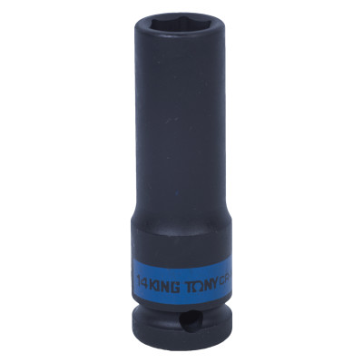 Головка торцевая ударная глубокая шестигранная 1/2", 14 мм KING TONY 443514M