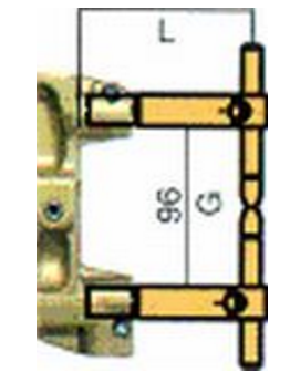 Комплект плеч с возд. охл.L=332мм,D=18мм Tecna 5004