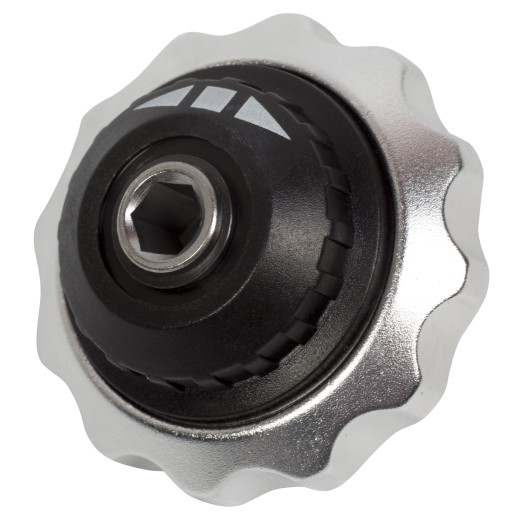 Трещотка компактная 1/4", бесшаговая, дисковый механизм, для вставок (бит) KING TONY 2745