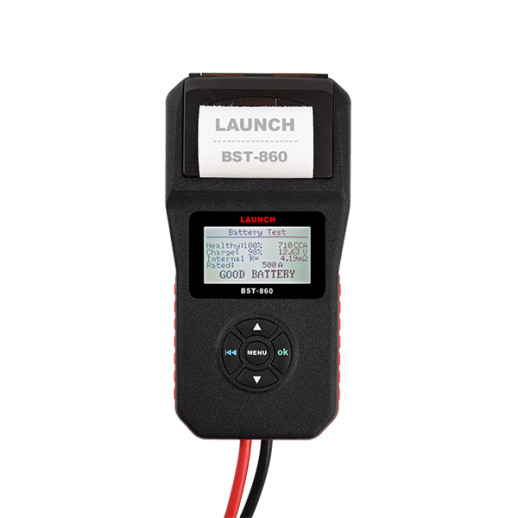 Тестер АКБ, системы зарядки Launch BST 860, поддержка 12В, 24B, с принтером, русская версия