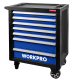 Тележка инструментальная 7 ящиков с 12 ложементами WP285002A WORKPRO
