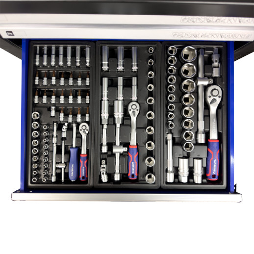 Тележка инструментальная 7 ящиков с 12 ложементами WP285002A WORKPRO