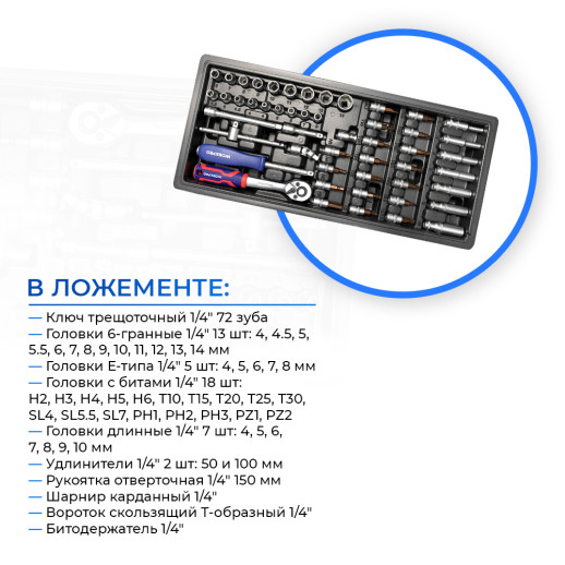 Тележка инструментальная 7 ящиков с 12 ложементами WP285002A WORKPRO