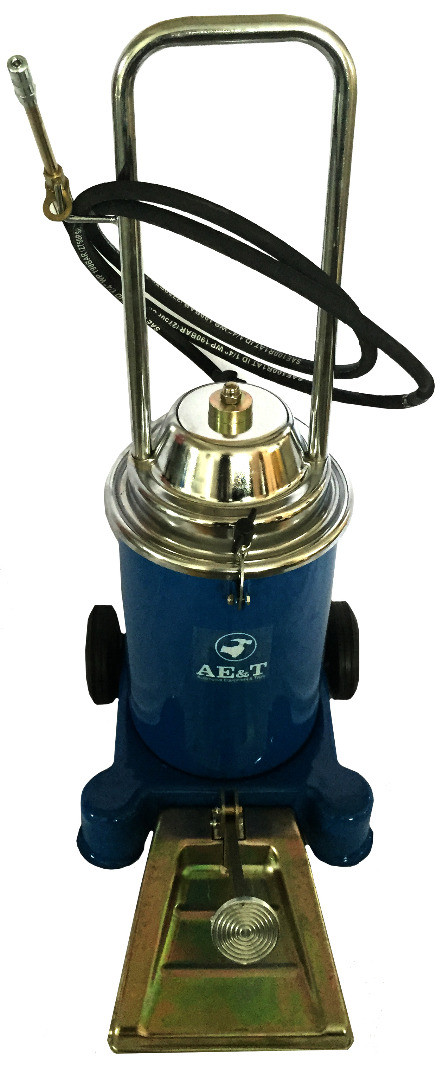 Нагнетатель густой смазки HG-68012F AE&T с ножным приводом