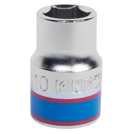 Головка торцевая стандартная шестигранная 3/8", 10 мм KING TONY 333510M