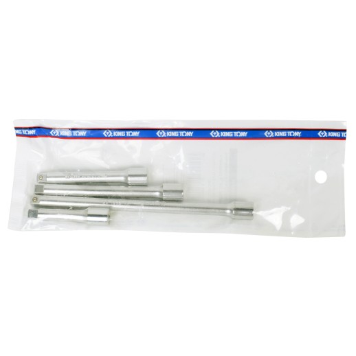 Набор удлинителей 1/4", 55, 75, 100, 150 мм, 4 предмета KING TONY 2104PR