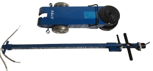 Домкрат пневмогидравлический подкатной проф 120/60т HJ-120/60 AE&T