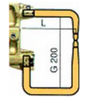 Комплект плеч с возд. охл.L=480мм,D=18мм Tecna 5035
