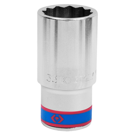 Головка торцевая глубокая двенадцатигранная 3/4", 33 мм KING TONY 623033M