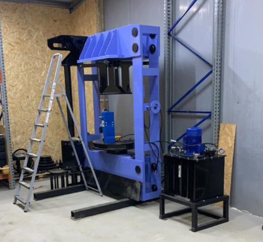 ПРЕСС ШИНОМОНТАЖНЫЙ ДЛЯ ЦЕЛЬНОЛИТЫХ ШИН ПОГРУЗЧИКА ПШ150