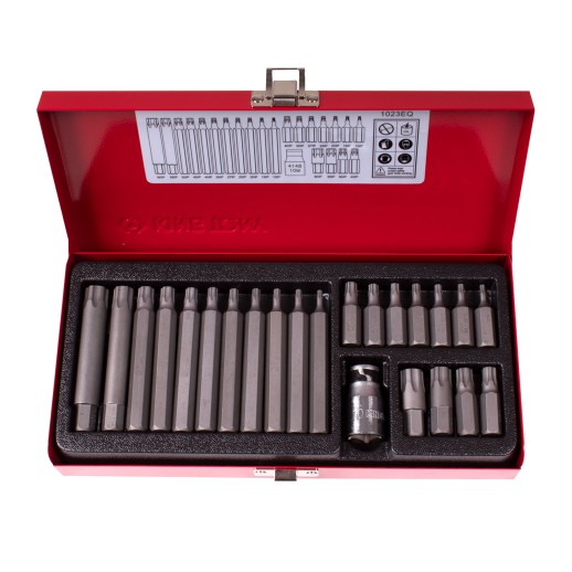 Набор вставок (бит) 10 мм, Torx plus, IP10-IP60, 23 предмета KING TONY 1023EQ