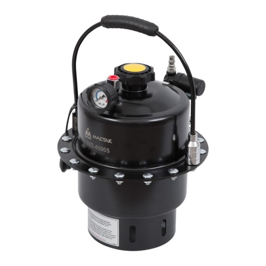 Набор приспособлений для замены тормозной жидкости, 6 л, комплект крышек адаптеров, 17 пр. МАСТАК 102-40005