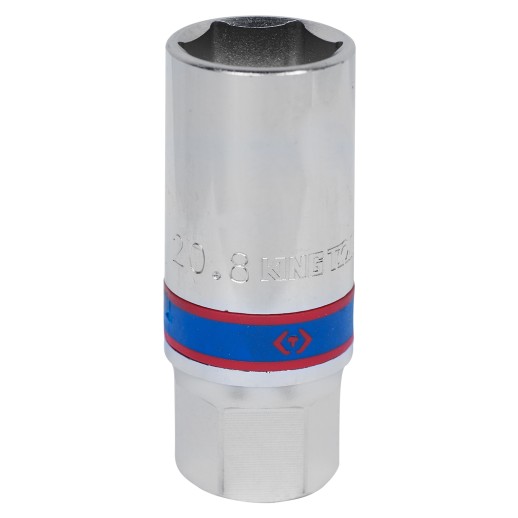 Головка свечная шестигранная 1/2", 21 мм, магнитный фиксатор KING TONY 466521C