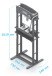 Пресс напольный, усилие 20 тонн NORDBERG N3620