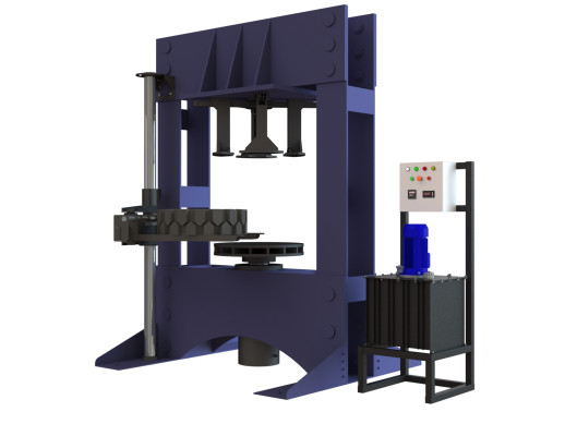 ПРЕСС ШИНОМОНТАЖНЫЙ ДЛЯ ЦЕЛЬНОЛИТЫХ ШИН ПОГРУЗЧИКА ПШ250
