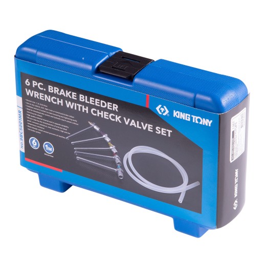Набор ключей для прокачки тормозов, 7-11 мм, 6 предметов KING TONY 9BC5001MR
