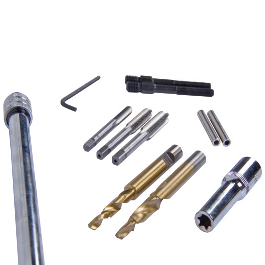 Набор для обслуживания колодцев свечей накаливания, кейс, 16 предметов МАСТАК 103-12016C