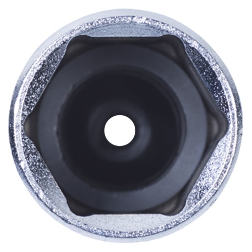 Головка свечная шестигранная 3/8", 21 мм, L = 70 мм, резиновый фиксатор KING TONY 363521