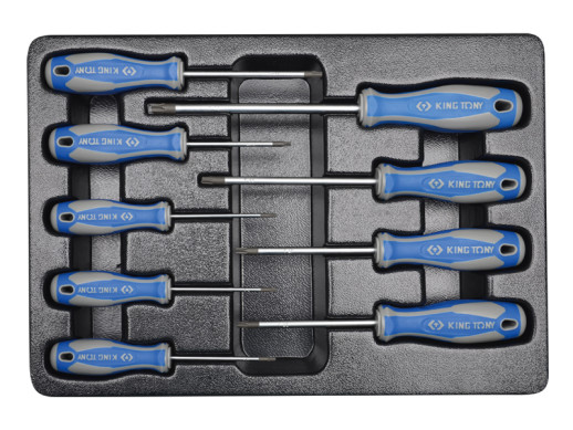 Набор отверток TORX, ложемент, 9 предметов KING TONY 9-31909PR