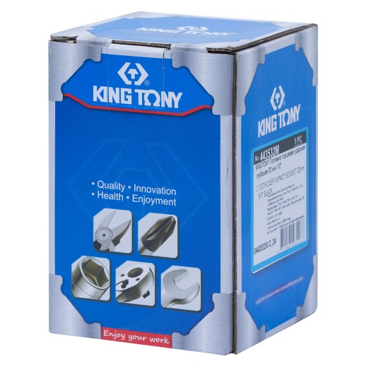 Головка торцевая ударная глубокая шестигранная 1/2", 32 мм KING TONY 443532M