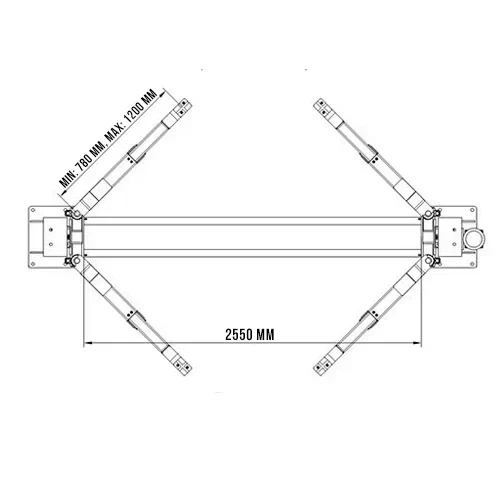 Двухстоечный подъемник СТОРМ T4S 220