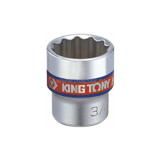 Головка торцевая стандартная двенадцатигранная 3/8&quot;, 7/8&quot;, дюймовая KING TONY 333028S