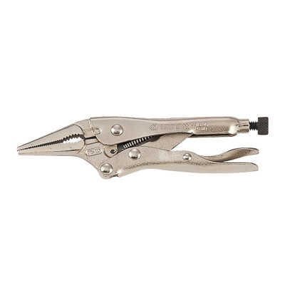 Зажим с фиксатором 221 мм, тонконосый KING TONY 6315-09