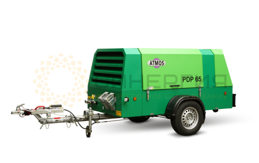 Передвижной компрессор Atmos PDP 65 7 фикс без тормоза