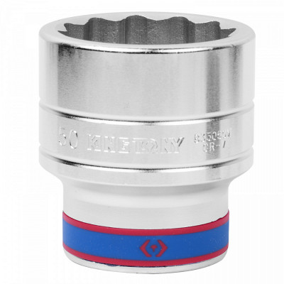 ГОЛОВКА ТОРЦЕВАЯ СТАНДАРТНАЯ ДВЕНАДЦАТИГРАННАЯ 1", 50 ММ KING TONY 833050M