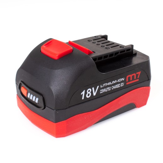 Аккумуляторная угловая шлифовальная машина (УШМ), 125мм, 18В, кейс MIGHTY SEVEN DG-585502