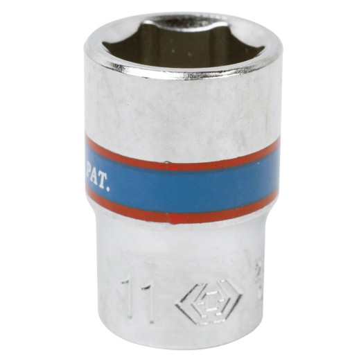 Головка торцевая стандартная шестигранная 1/4", 11 мм KING TONY 233511M