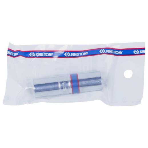 Головка свечная двенадцатигранная 3/8", 14 мм, пружинный фиксатор KING TONY 36A014