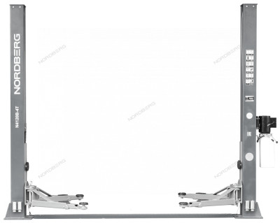 Подъемник 380V 2х стоечный 4т (серый) NORDBERG N4120B-4G