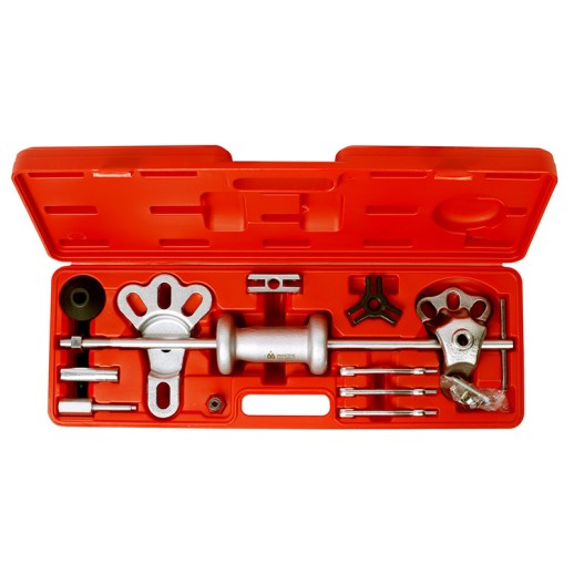 Обратный молоток универсальный с принадлежностями, кейс, 17 предметов МАСТАК 100-40017C