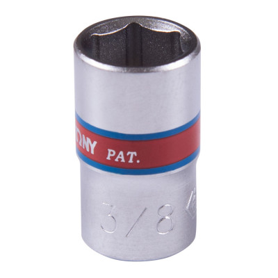 Головка торцевая стандартная шестигранная 1/4", 3/8", дюймовая KING TONY 233512S