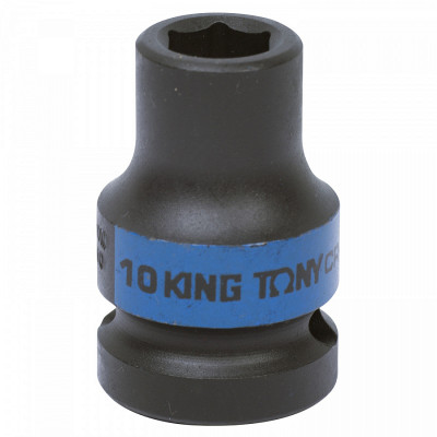 Торцевая головка ударная 1/2", 10 мм king tony 453510M