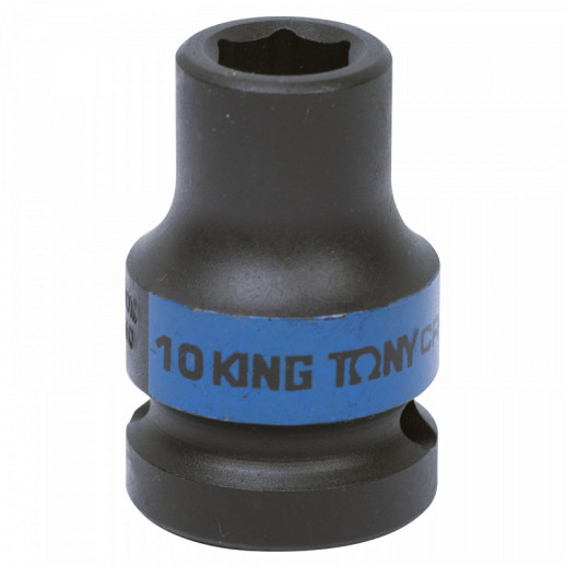 Торцевая головка ударная 1/2", 10 мм king tony 453510M