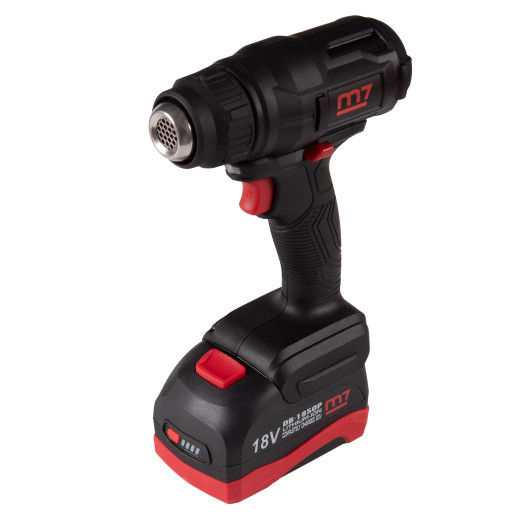 Аккумуляторный термофен,18 В, 7 предметов MIGHTY SEVEN DHG-101A