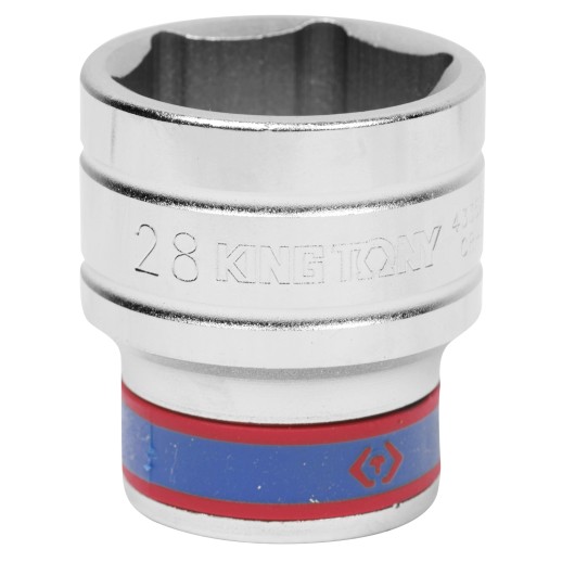 Головка торцевая стандартная шестигранная 1/2", 28 мм KING TONY 433528M
