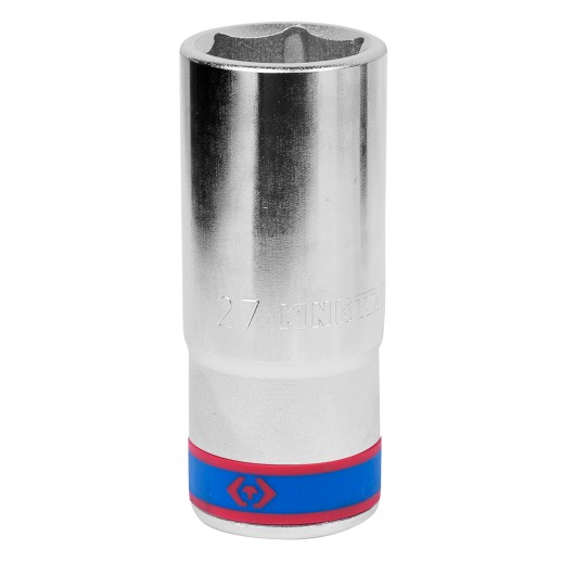 Головка торцевая глубокая шестигранная 3/4", 27 мм KING TONY 623527M