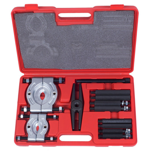 Съемник подшипников, 30-75 мм, сегментного типа, кейс, 12 предметов МАСТАК 104-10375C