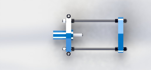 Выпрессовщик шкворней ВШ70-400 без тележки