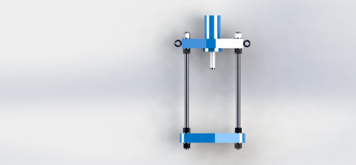 Выпрессовщик шкворней ВШ70-400 без тележки
