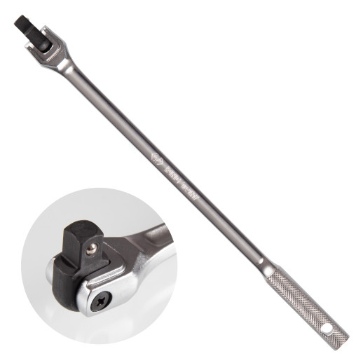 Вороток 1/2", 375 мм, с шарниром KING TONY 4453-15F