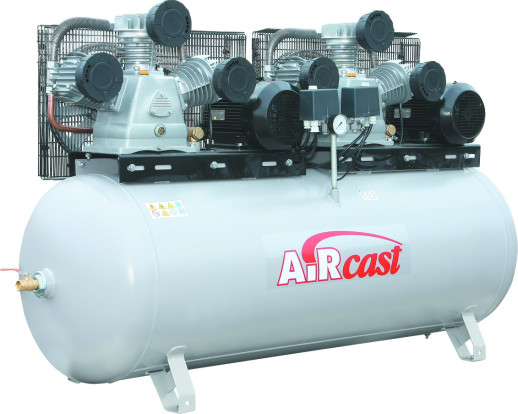 Компрессор Aircast поршневой с ременным приводом СБ 4/Ф-500 LB 75 Т Тандем