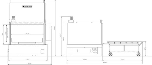Установка для мойки крупных деталей Magido L-210 (Стандарт)