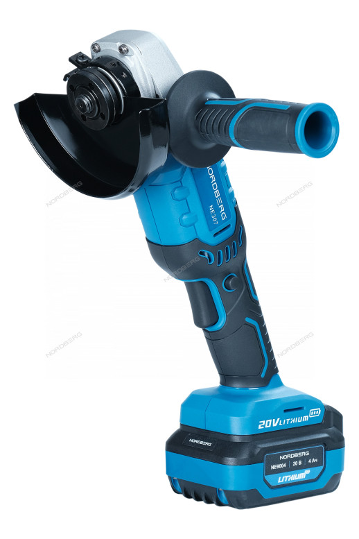 УШМ аккумуляторная, диам. диска 125 мм, 20В, с акк. и зар. уст-вом NE307K