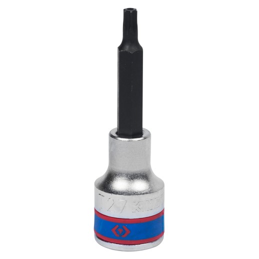 Насадка (бита) торцевая 1/2", Torx, T27, L = 80 мм, с отверстием KING TONY 403727